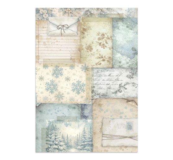 Stamperia A5 Junk Journal Focus Points "White Christmas"