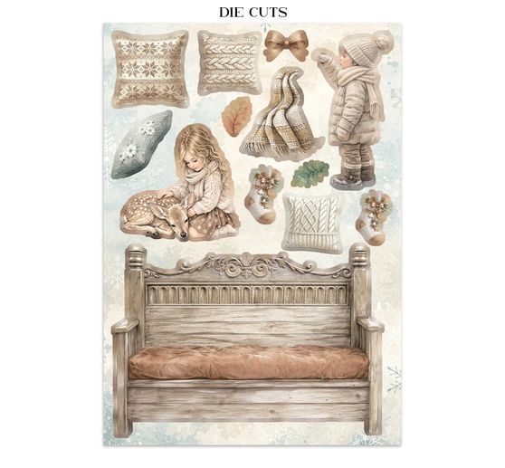 Stamperia A5 Junk Journal Focus Points "White Christmas"