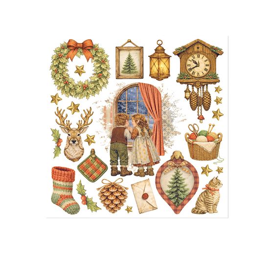 Rub On asortyment Stamperia "Silent Night"