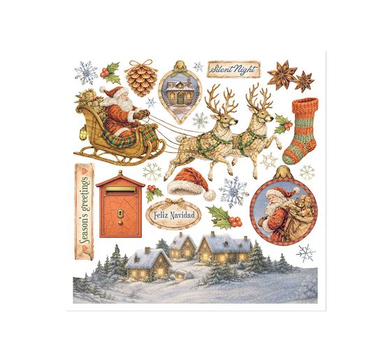 Rub On asortyment Stamperia "Silent Night"