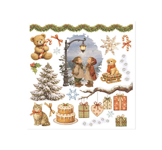 Rub On asortyment Stamperia "Silent Night"