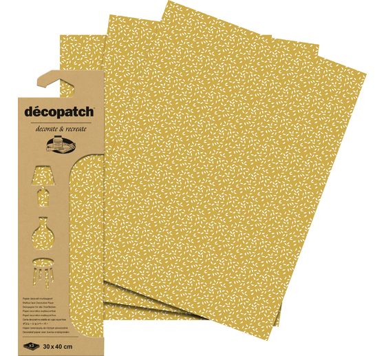 Papier Hot-Foil D&eacute;copatch &bdquo;Leaves&rdquo;