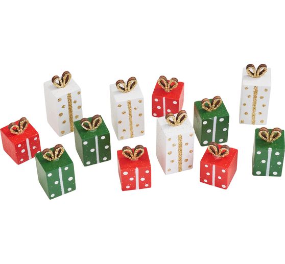 VBS Mini wooden gifts, set of 12