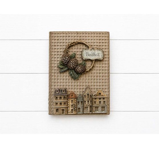 Stamperia Silicone mould A5 "Christmas Village"