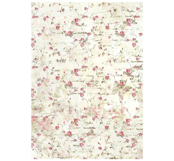 Stamperia Motif straw silk backgrounds "Winter Magic", DIN A6, set of 8