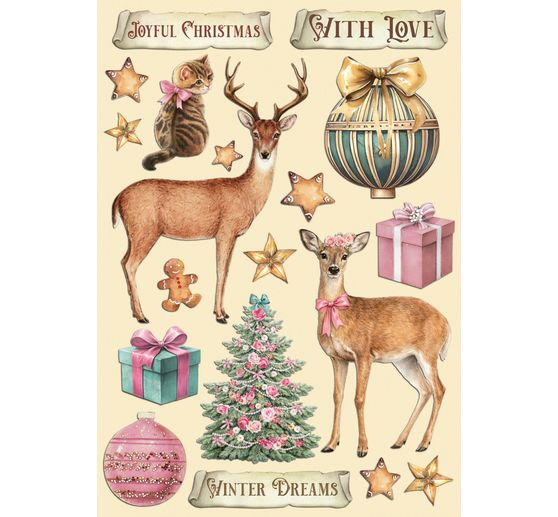 Lasercut motywy Stamperia "Winter Magic"