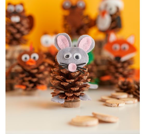 VBS Craft Kit "Pine Cone Animals"