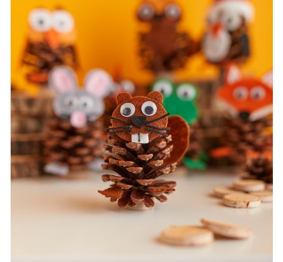 VBS Craft Kit "Pine Cone Animals"