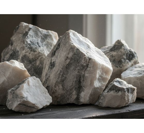 Alabaster, 1,5 kg, biało-szary