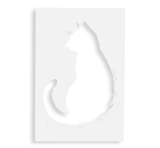 VBS Stencil "Cat", 16 x 24 cm