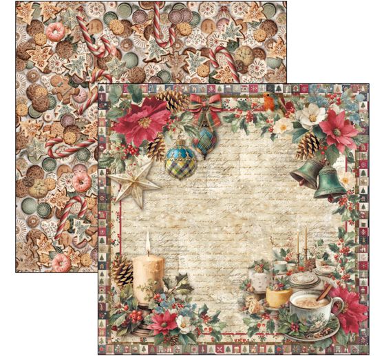 Ciao Bella scrapbook paper "Merry & Bright"