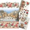 Ciao Bella motif straw silk assortment "Merry & Bright", set of 4