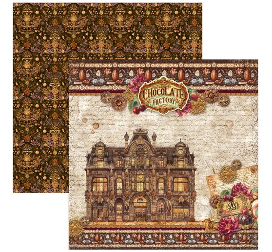 Papier do scrapbooking Ciao Bella "The Chocolate Factory"