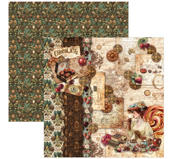 Papier do scrapbooking Ciao Bella "The Chocolate Factory"