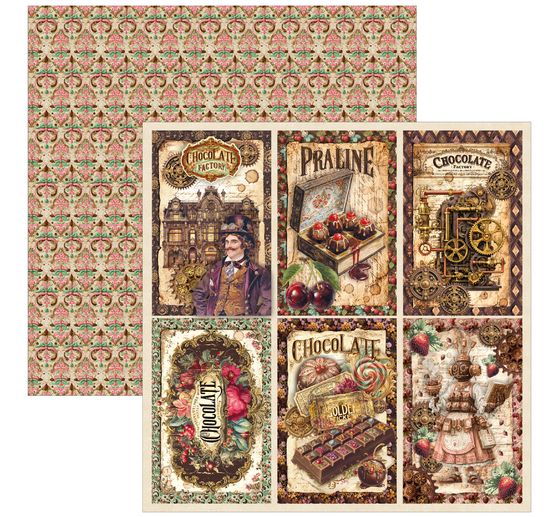 Papier do scrapbooking Ciao Bella "The Chocolate Factory"