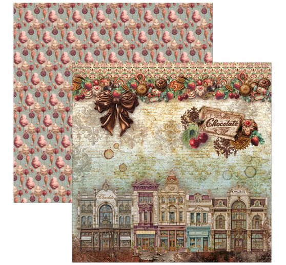 Papier do scrapbooking Ciao Bella "The Chocolate Factory"