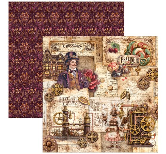 Papier do scrapbooking Ciao Bella "The Chocolate Factory"