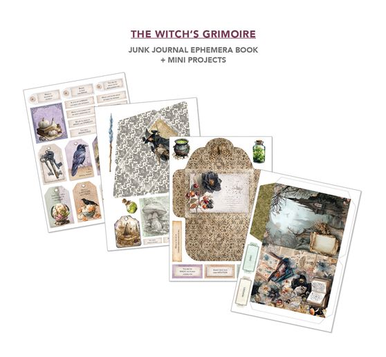 Junk Journal & Ephemera Book Ciao Bella "The Witch's Grimoire"
