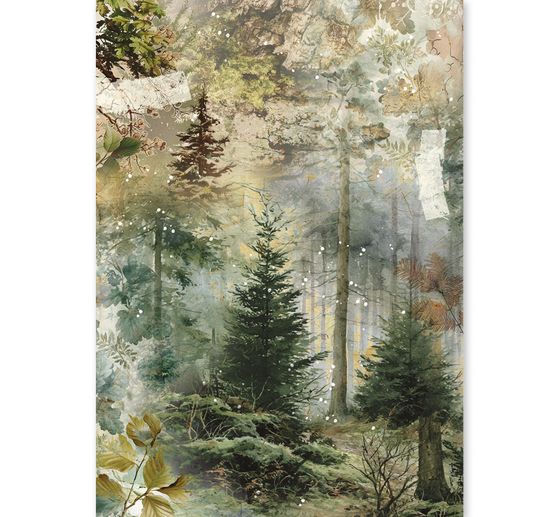 Motyw papier ryżowy asortyment Ciao Bella "The Nature Journal", zestaw 8 sztuk