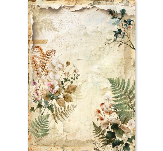 Motyw papier ryżowy asortyment Ciao Bella "The Nature Journal", zestaw 8 sztuk
