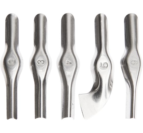 Dłuto do linorytu Rico Design, 6 element&oacute;w