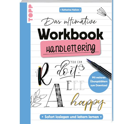 Książka "Das ultimative Workbook: Handlettering"