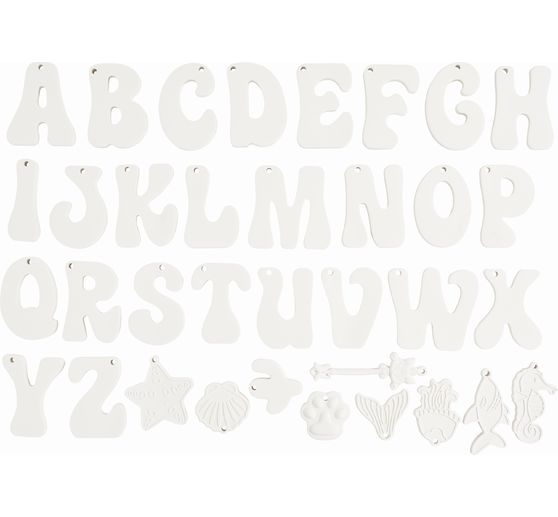 Forma silikonowa VBS "Zawieszki z literami"