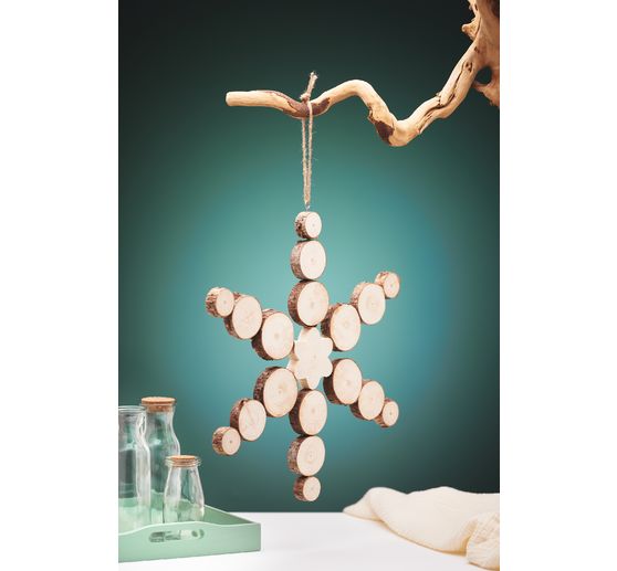 Zestaw kreatywny VBS "Drewniana gwiazda do zawieszenia"
