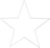 Metal ring "Star", White