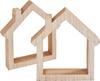VBS Wooden frame "House", 2 pieces