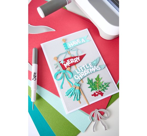 Wykrojnik do papieru Sizzix Thinlits "Mini Bold Alpha by Vicki Boutin"