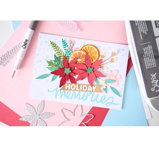 Wykrojnik do papieru Sizzix Thinlits "Mini Bold Alpha by Vicki Boutin"