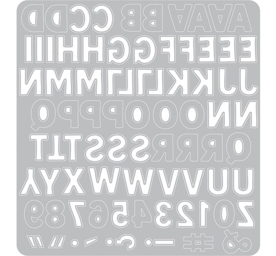 Wykrojnik do papieru Sizzix Thinlits "Mini Bold Alpha by Vicki Boutin"
