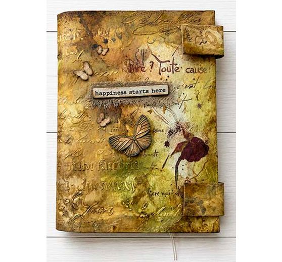Szablon Stamperia "Flowers and Poems - Latin Inspirations", 20 x 25 cm