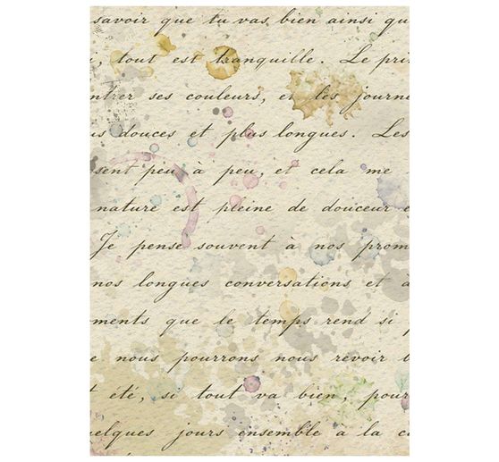 Motyw papieru ryżowego backgrounds Stamperia "Flowers and Poems", DIN A6, zestaw 8 sztuk