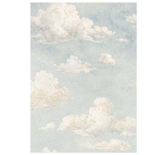 Stamperia Motif straw silk backgrounds "Cozy Family", DIN A6, set of 8