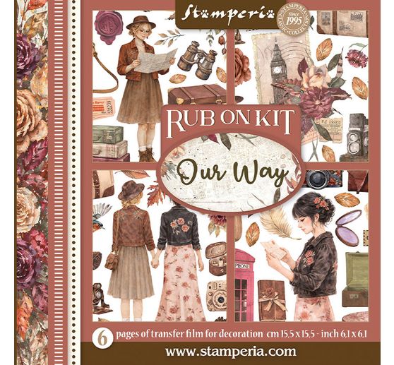 Stamperia Rub On assortment "Our Way"