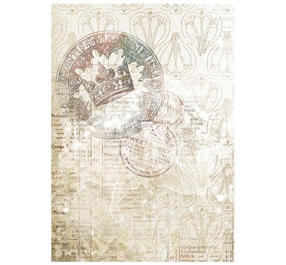 Motyw papieru ryżowego backgrounds Stamperia "Our Way", DIN A6, zestaw 8 sztuk