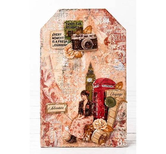 Szablon Stamperia "Our Way - Tickets", 12 x 25 cm