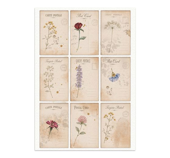 Junk Journal Book Stamperia "Flowers and Poems"