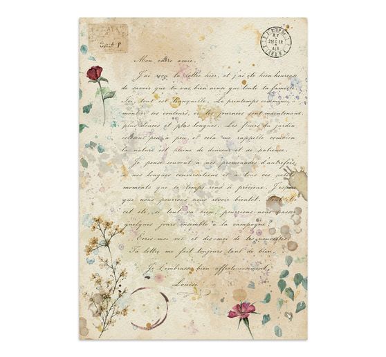 Junk Journal Book Stamperia "Flowers and Poems"