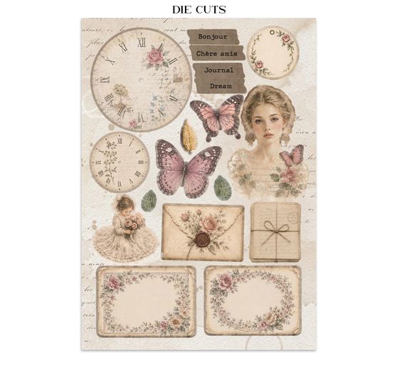 Junk Journal Book Stamperia "Flowers and Poems"