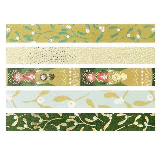 Zestaw masking tapes "Gałązki jemioły"