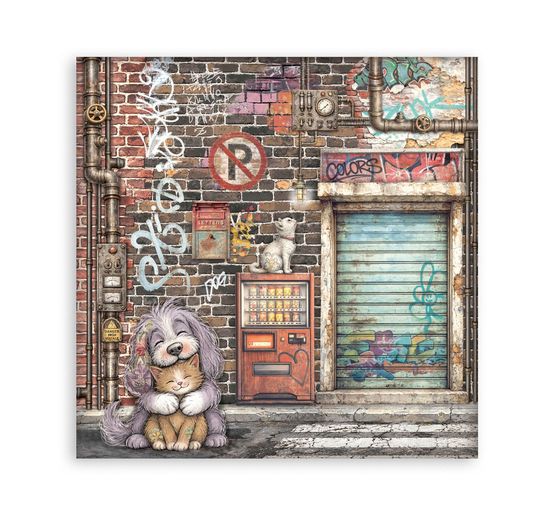 Blok do scrapbooking Stamperia "Furry Friends 2"