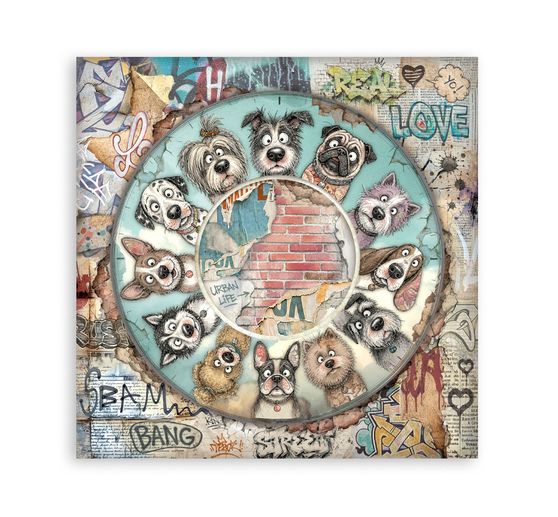 Blok do scrapbooking Stamperia "Furry Friends 2"