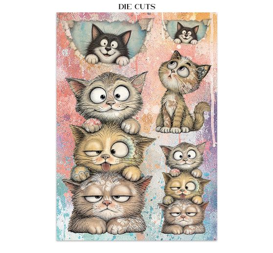 A5 Junk Journal Focus Points Stamperia "Furry Friends 2"