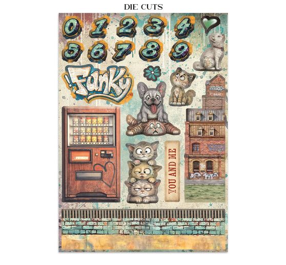 Junk Journal Book Stamperia "Furry Friends 2"