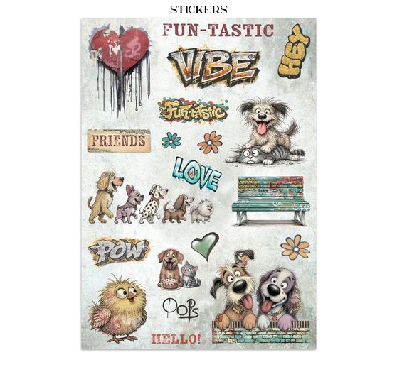 Junk Journal Book Stamperia "Furry Friends 2"