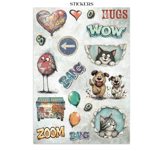 Junk Journal Book Stamperia "Furry Friends 2"