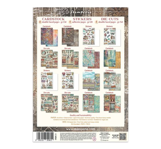 Junk Journal Book Stamperia "Furry Friends 2"